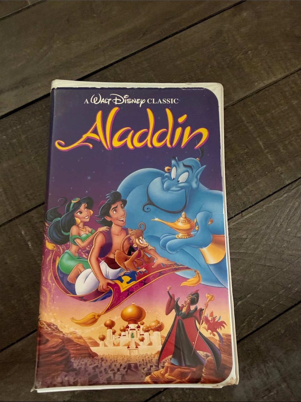 Vintage Black Diamond Walt Disney Aladdin VHS